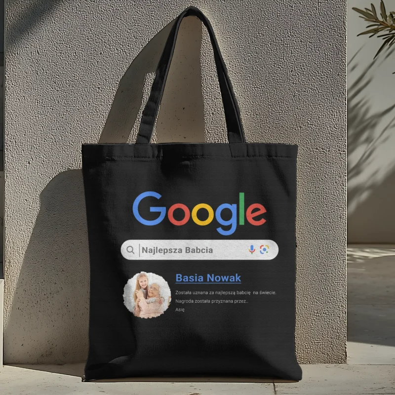 torba bawełniana dla babci „najlepsza babcia” – styl wyszukiwarki