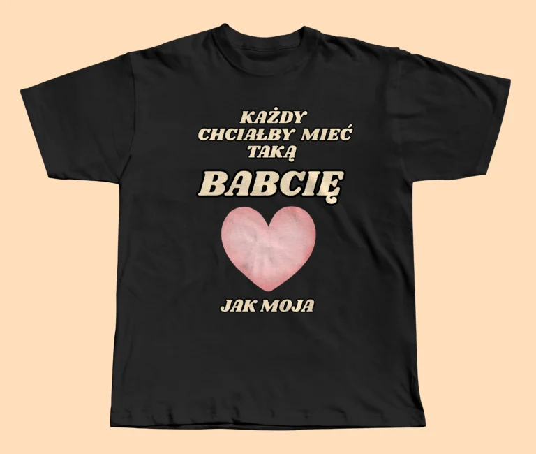 koszulka jedzenie babci – śmieszna koszulka dla babci | prezent dla babci (kopia)