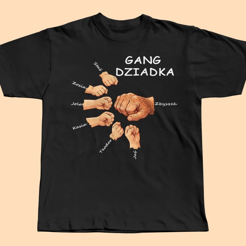 koszulka niektórzy mówią po imieniu, najważniejsi mówią dziadku – prezent dla dziadka (kopia)