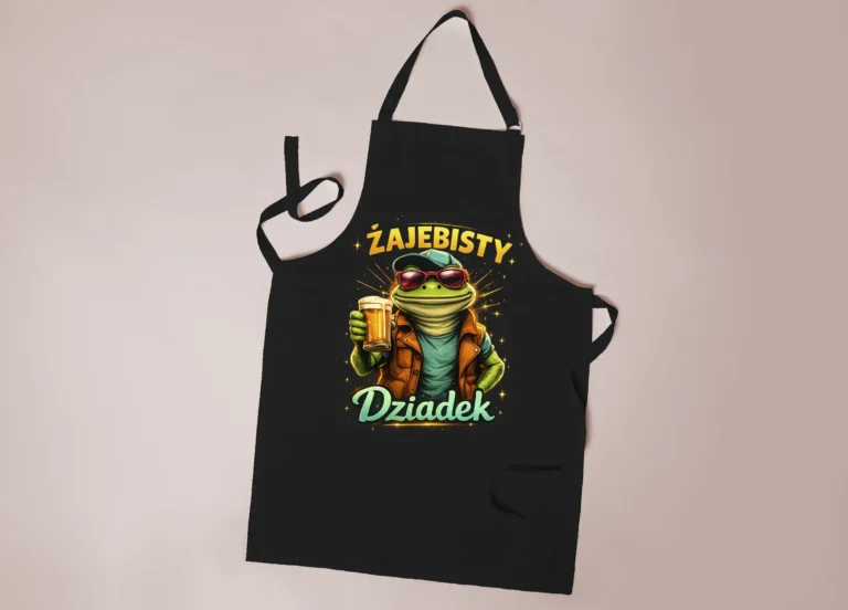 fartuch dla dziadka „żajebisty dziadek” – śmieszny prezent dla dziadka