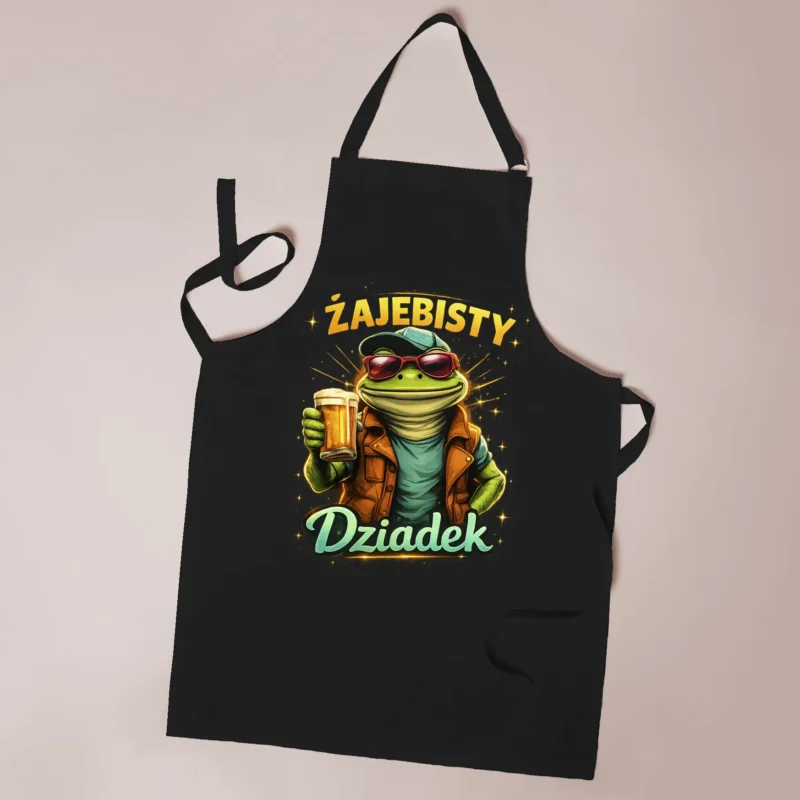 fartuch dla dziadka „żajebisty dziadek” – śmieszny prezent dla dziadka