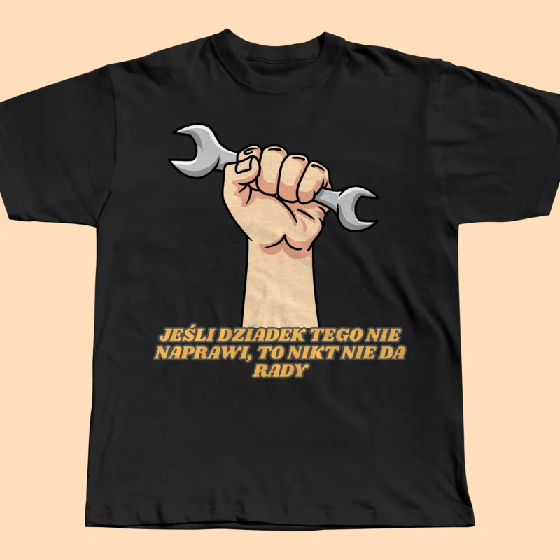 spersonalizowana koszulka „złapaliśmy najlepszego dziadka” – prezent dla dziadka wędkarza z imionami wnuków (kopia)